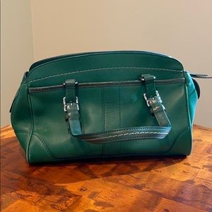 Coach little satchel in Kelly Green